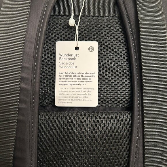 NWT Lululemon Wanderlust Backpack Black 25L - Picture 4 of 4